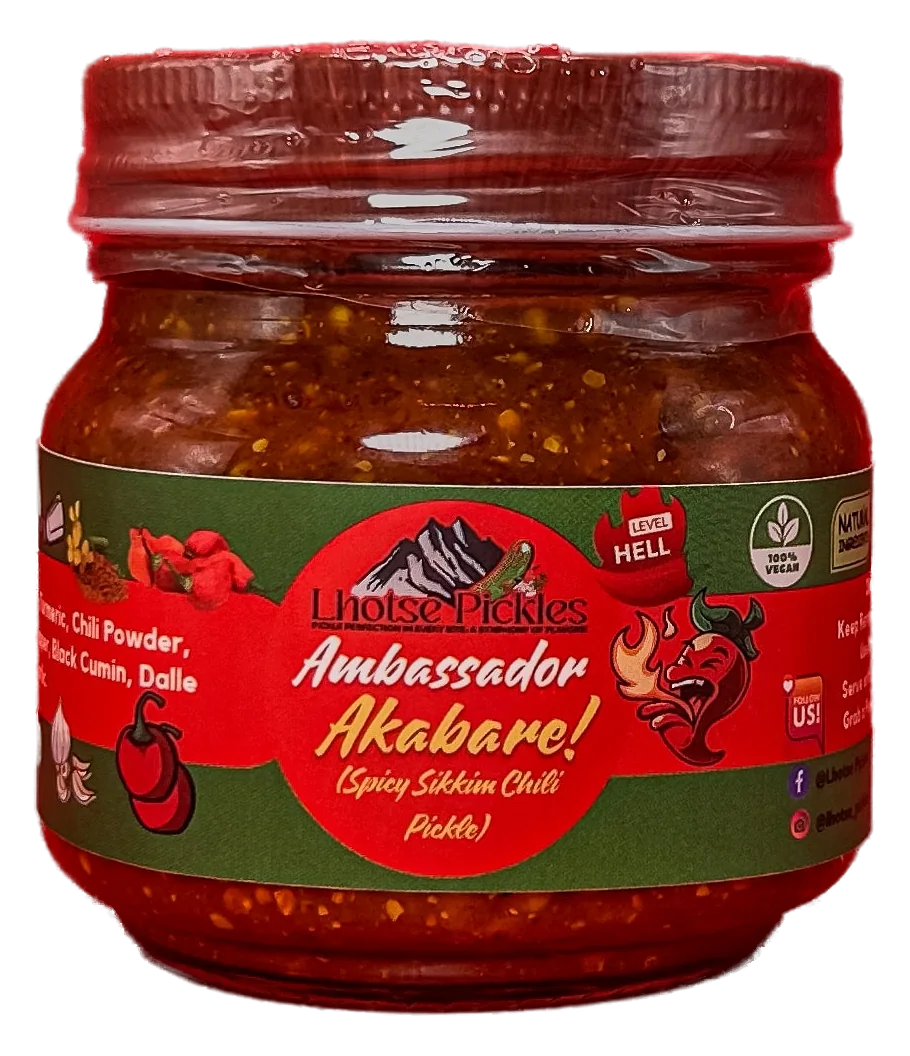 Ambassador Akabare — Spicy Sikkim Chili Pickle